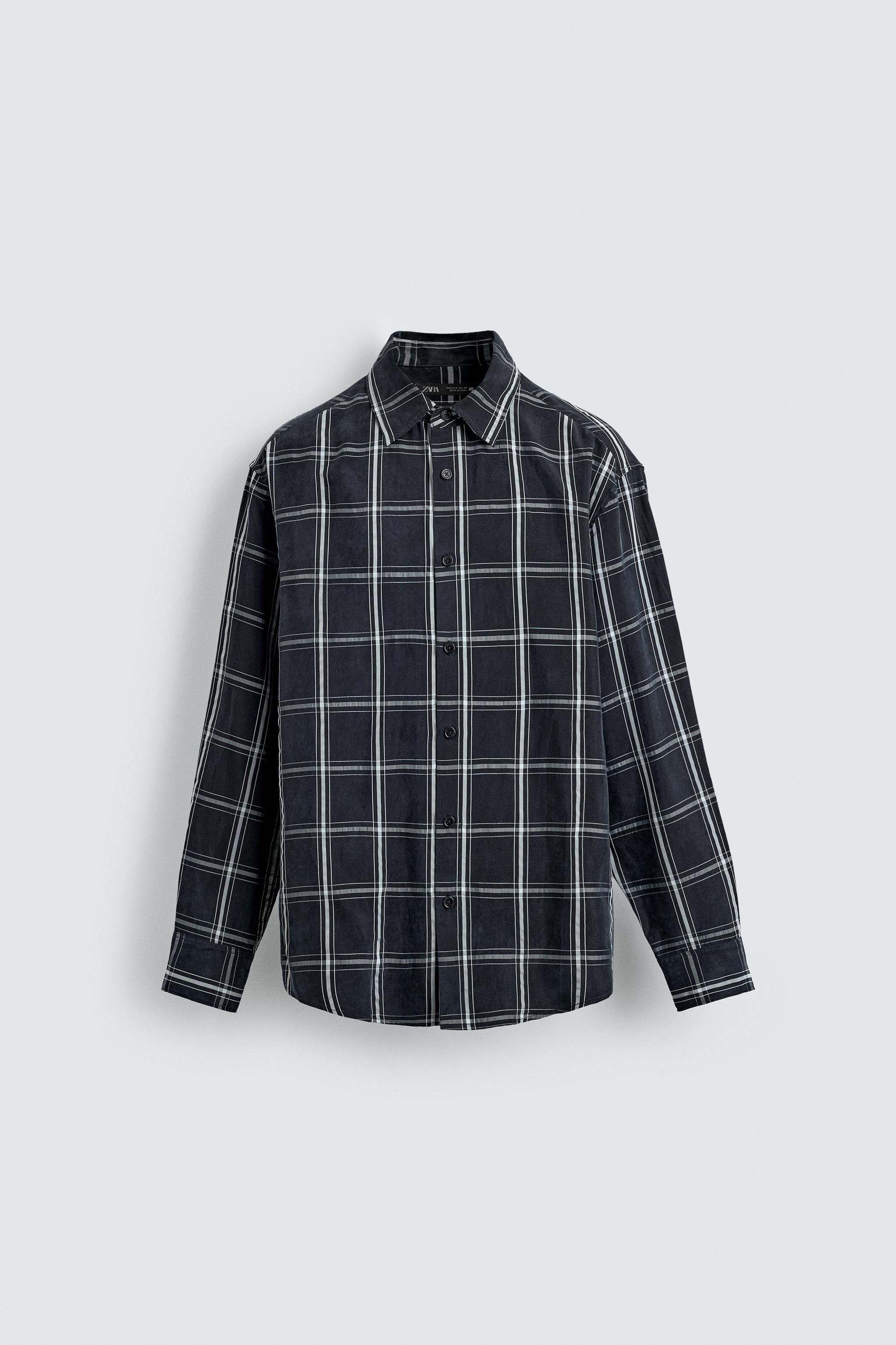 PLAID FLUID SHIRT